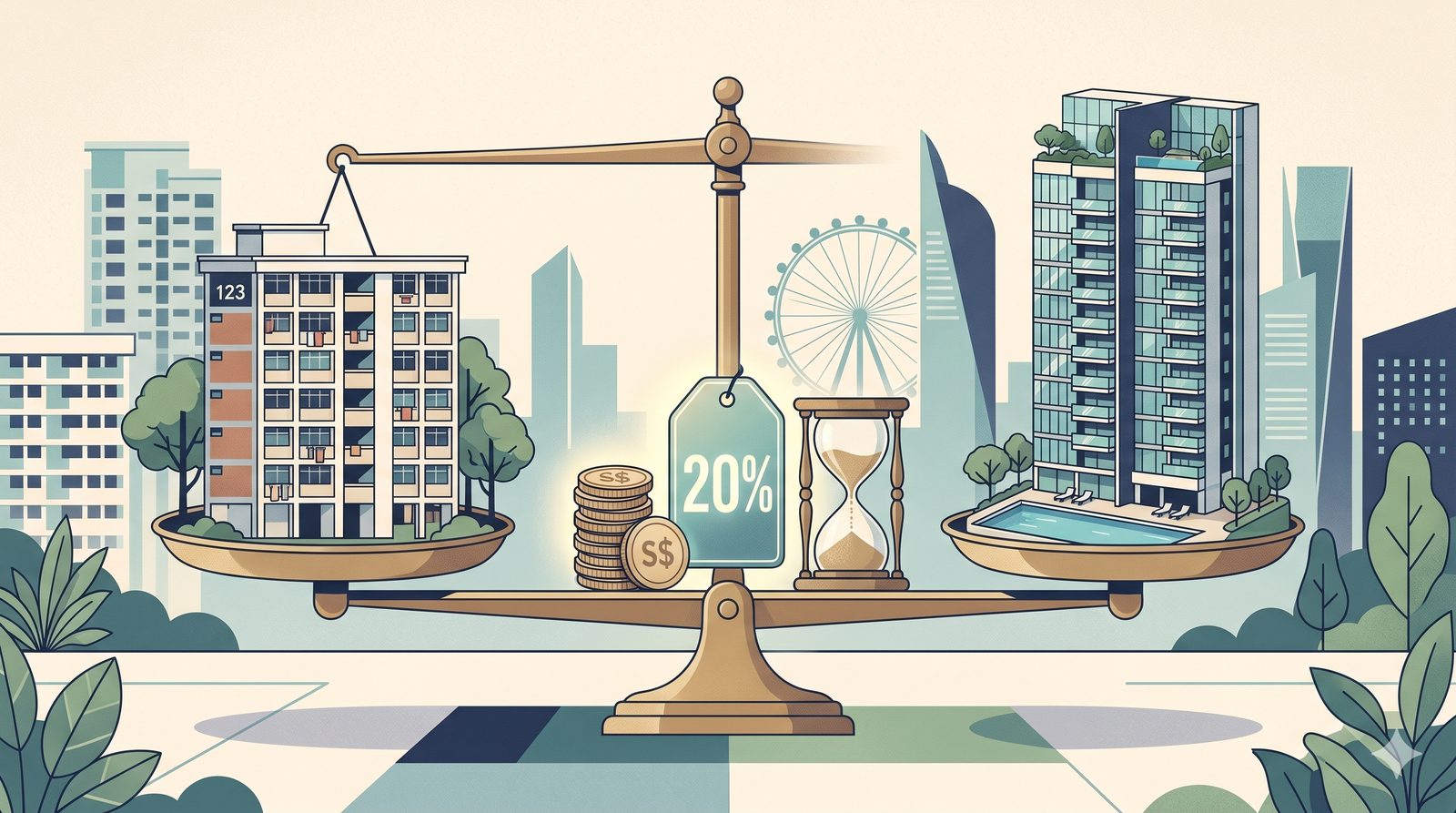 How to avoid ABSD when upgrading from HDB to condo in Singapore